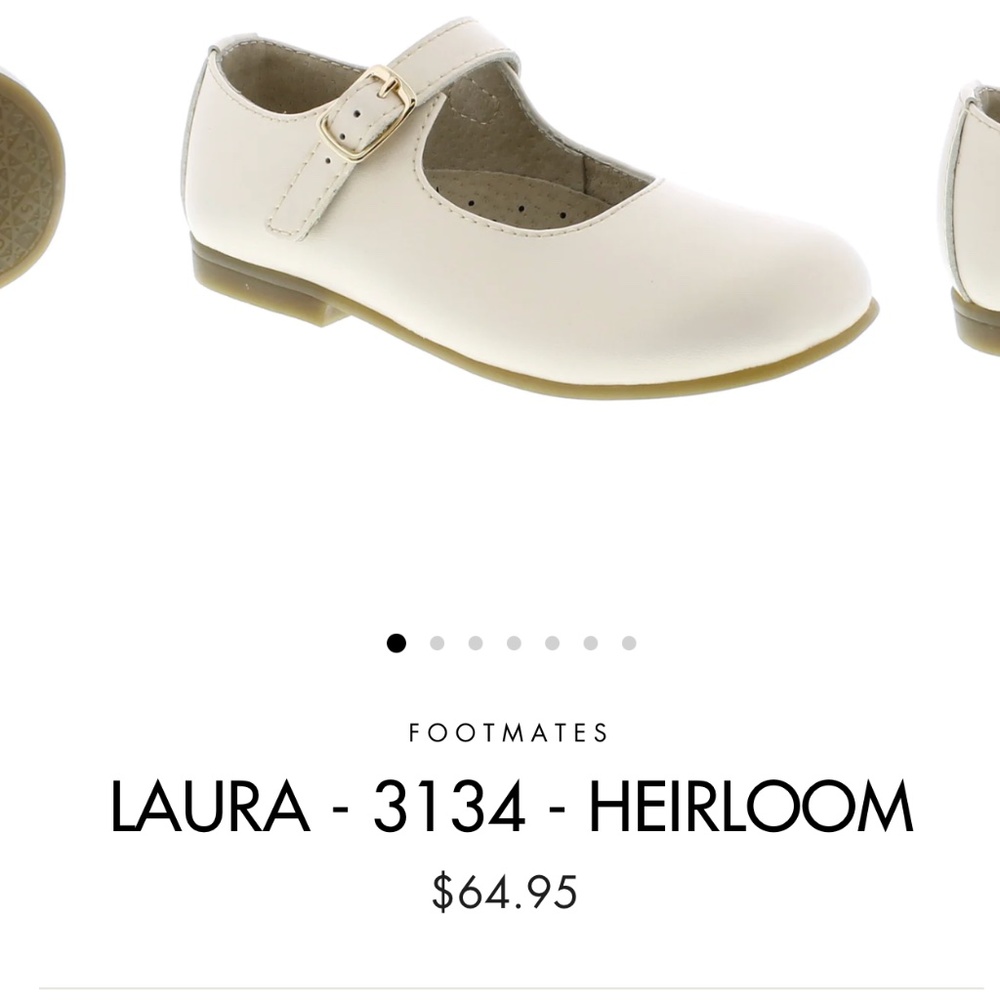 Footmates Laura style - Heirloom (toddler size 9) Never Worn!!